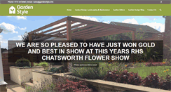 Desktop Screenshot of gardenstyle.info