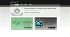 Desktop Screenshot of gardenstyle.fr