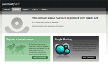 Tablet Screenshot of gardenstyle.fr